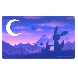 Pokémon Center Exclusive Eevee & Umbreon Twilight Playmat
